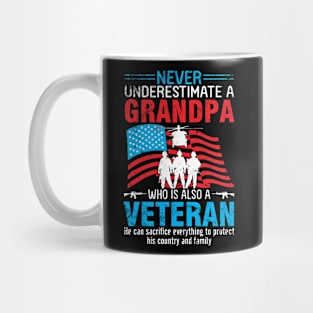 Happy Veteran Memorial Day Grandpa Mug